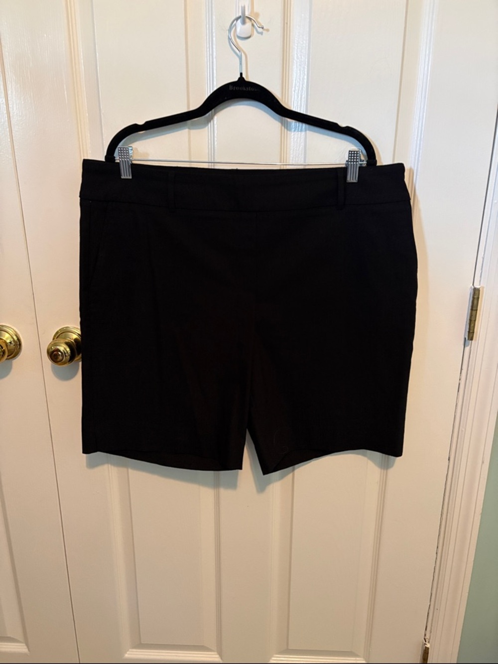 Hilary Radley Black Tailored Bermuda Shorts
